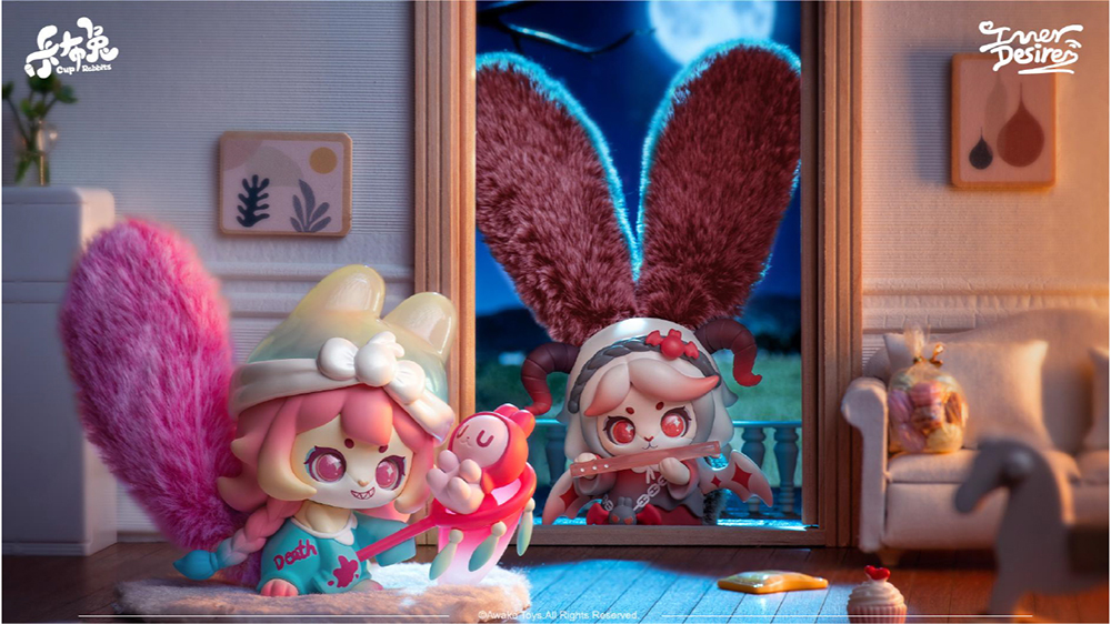 Cup rabbits inner desire (Set of 6 Figures) | Ultra Tokyo Cup rabbits inner desire (Set of 6 Figures) | Ultra Tokyo